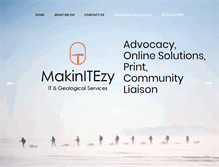 Tablet Screenshot of makinitezy.com.au